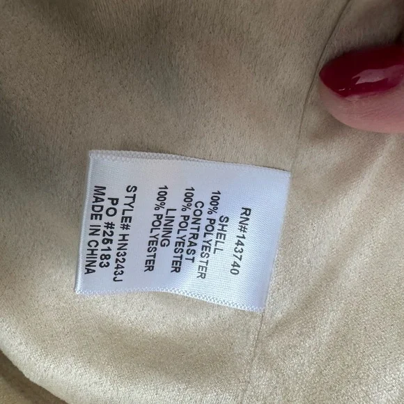 Tuckernuck Hyacinth House Cream Sherpa Cameron Jacket Size Small - Picture 8 of 8